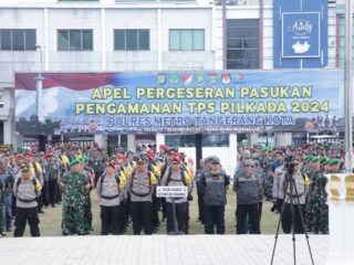 Apel Pergeseran Pasukan, 9.164 Personil Gabungan Siap Amankan Tps Di Pilkada 2024