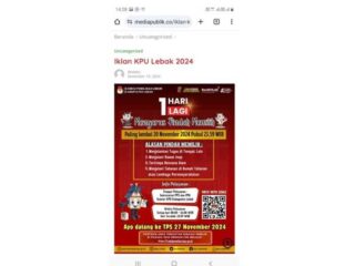 Iklan Kpu Lebak 2024