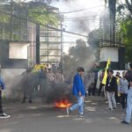 Aktivis Mahasiswa Pmii Geruduk Kantor Dinas Pmd Lebak, Mendesak Kepala Dinas Dicopot Dari Jabatannya, Ini Alasannya