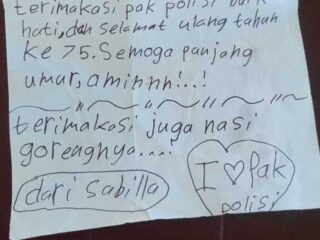 Surat Cinta Sd Karet 15, Untuk Hut Polda Metro Jaya