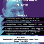 Kacau Perusahaan, Ratusan Karyawan Pt. Nhm Akan Duduki Kantor Kemenaker