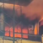 Api Menyala, Lantai 3 Gedung Markas Polda Banten Kebakaran