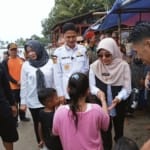 Bupati Pandeglang Pantau Pantai Carita.