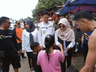 Bupati Pandeglang Pantau Pantai Carita.