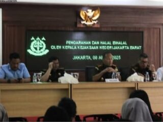 Kejari Jakarta Barat Gelar Pengarahan Dan Halal Bihalal Pasca Libur Lebaran