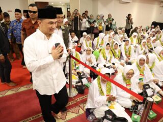 Lepas Jamaah Haji Kloter 47Jkg Tangsel, Begini Kata Wagub Banten