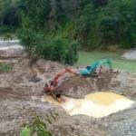 Marak Tambang Emas Ilegal Di Mandailing Natal, Aph Diduga Molor