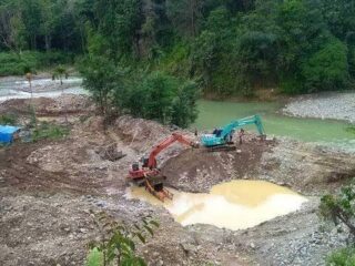 Marak Tambang Emas Ilegal Di Mandailing Natal, Aph Diduga Molor
