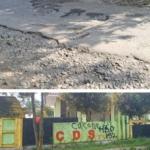 Jalan Berlubang Dekat Terminal Mangkrak Rp1,6 Miliar, Aktivis Tantang Keberanian Penegak Hukum