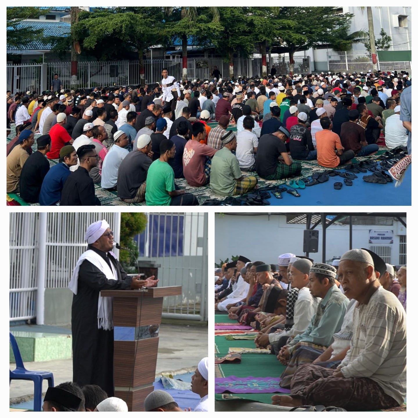 Rutan Kelas I Medan Gelar Sholat Idul Adha Dan Pemotongan Hewan Qurban 1 Rutan Kelas I Medan Gelar Sholat Idul Adha Dan Pemotongan Hewan Qurban