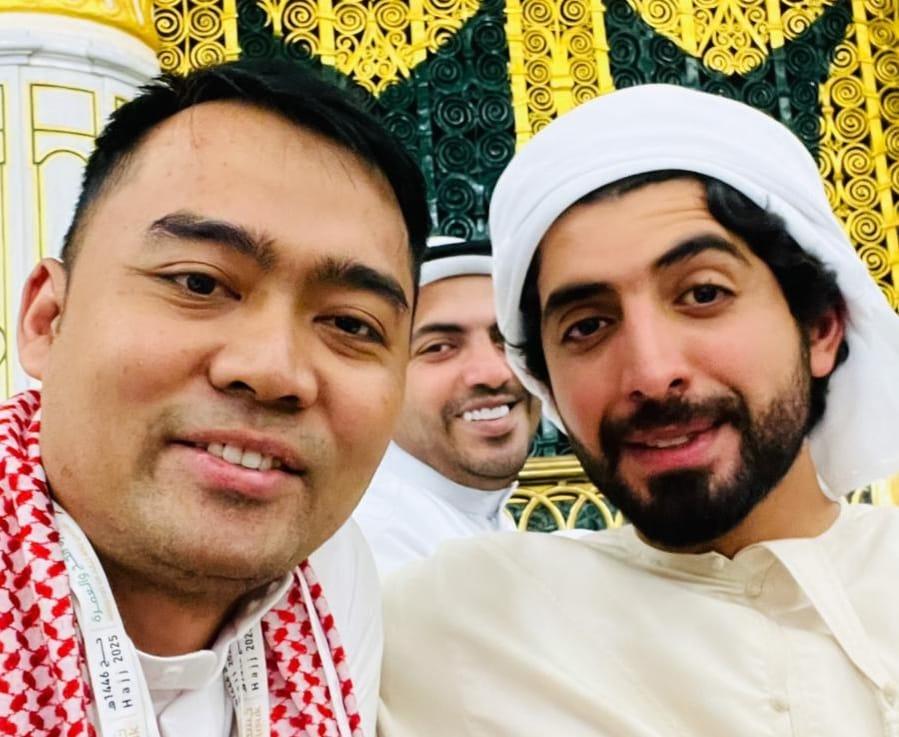 Gugun Gumilar Bertemu Putra Mahkota Uni Emirat Arab