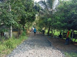Pembangunan Jalan Di Desa Tambak Baya Diduga Tak Pasang Papan Proyek