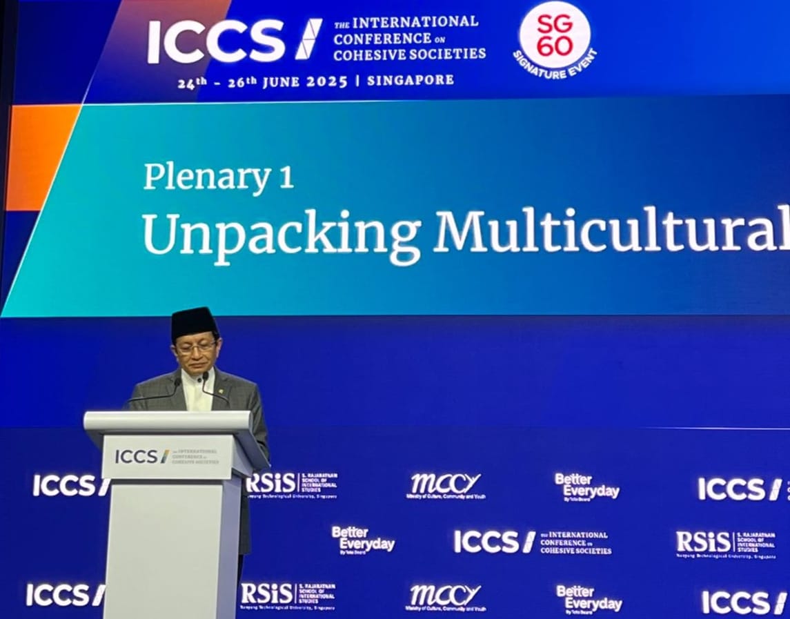 Menteri Agama Bicara Di International Conference On Cohesive Societies Singapura 1 Menteri Agama Bicara Di International Conference On Cohesive Societies Singapura