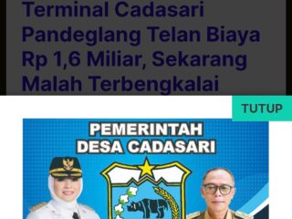 Anggaran Besar, Manfaat Minim: Terminal Cadasari Pandeglang Dipertanyakan Warga