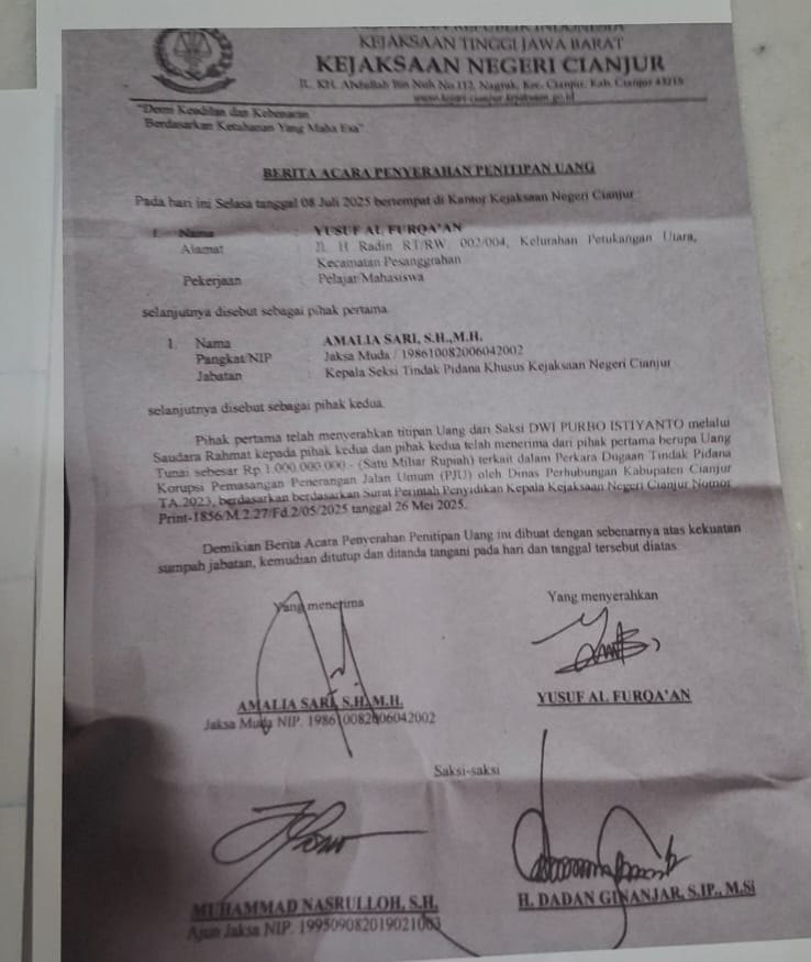 Gawat, Kejari Cianjur Diduga Lakukan Kebohongan Publik 1 Gawat, Kejari Cianjur Diduga Lakukan Kebohongan Publik
