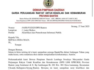Terbitkan Surat, Lsm Gprukk Soroti Pembangunan Stadion Maja