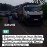 Asj Desak Aph Tutup Total Aktivitas Galian Tanah Di Lebak