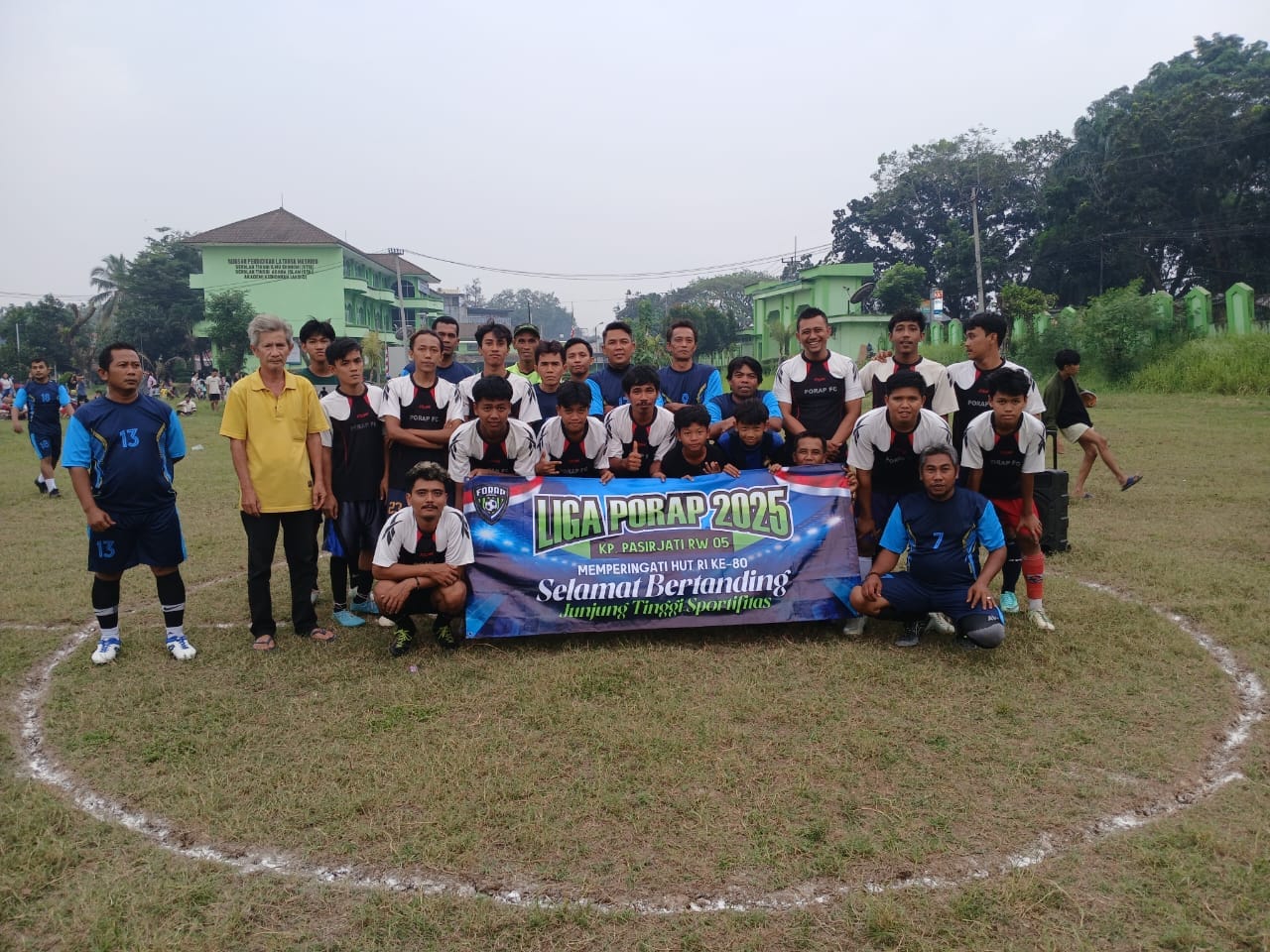 Jelang Hut Ri Ke 80, Warga Kampung Pasir Jati Gelar Turnamen Liga Poraf 1 Jelang Hut Ri Ke 80, Warga Kampung Pasir Jati Gelar Turnamen Liga Poraf