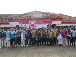 Bupati Dewi Setiani Lepas Atlet Atletik Pandeglang Ikuti Kejurda Banten