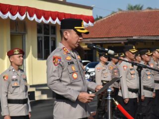 Kapolres Lebak Pimpin Upacara Serah Terima Jabatan