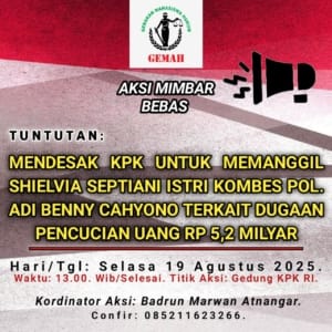 Gemah Desak Kpk Periksa Shielvia Septiani Istri Dirlantas Polda Jambi 10 Gemah Desak Kpk Periksa Shielvia Septiani Istri Dirlantas Polda Jambi