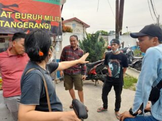 Buruh Militan Bersatu Tolak Pembuangan Sampah Di Pandeglang