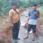 Warga Dolok Tapalan Keberatan Anak-Anak Diperalat Untuk Membantah Dugaan Proyek Jalan Bermasalah