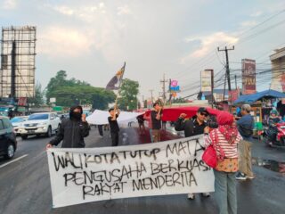 Cacat Administrasi, Mahasiswa Desak Walikota Serang Hentikan Proyek Sawah Luhur