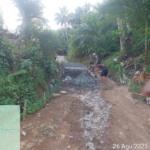 Diduga Proyek Siluman, Bangunan Rabat Beton Di Kampung Nias Tanpa Papan Informasi