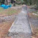 Kacau, Warga Tapian Nauli Keluhkan Proyek Rabat Beton Jalan Diduga Di Kerjakan Asal Jadi