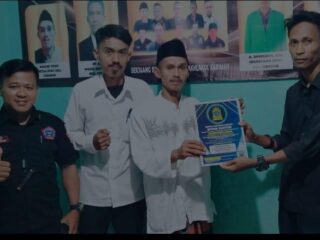 Acara Penyerahan Sk. Kepengurusan Dewan Pimpinan Anak Cabang ( Bppkb Dpac ) Kecamatan Cibadak Oleh Dpc Dewan Pimpinan Cabang ,Yang Di Wakili Sekertaris Alpin.