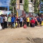 Warga Jemaat Gereja Dan Polisi Di Sorong Gelar Aksi Bersih Lingkungan