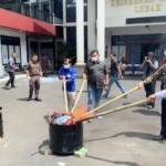 Kejari Lebak Hancurkan 57 Jenis Barang Bukti Perkara Pidana, Narkoba Paling Banyak