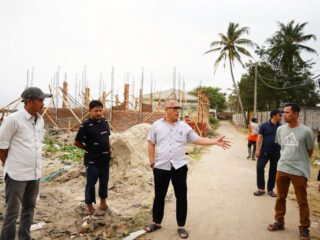 Tinjau Progres Pembangunan Kampung Nelayan Merah Putih, Arif Rahman Komitmen Dukung Program Presiden Prabowo