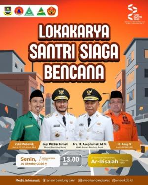 Gp Ansor Bandung Barat Dan Bpbd Akan Gelar Lokakarya Santri Siaga Bencana 2 Gp Ansor Bandung Barat Dan Bpbd Akan Gelar Lokakarya Santri Siaga Bencana