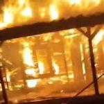 Pondok Pesantren Di Lebak Terbakar, Lima Asrama Santri Ludes Dilalap Api
