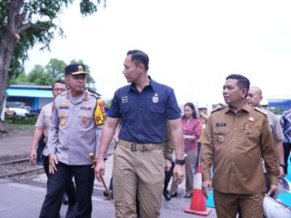 Kapolda Banten Dampingi Ahy Resmikan Jalur Logistik Multimoda Di Cilegon