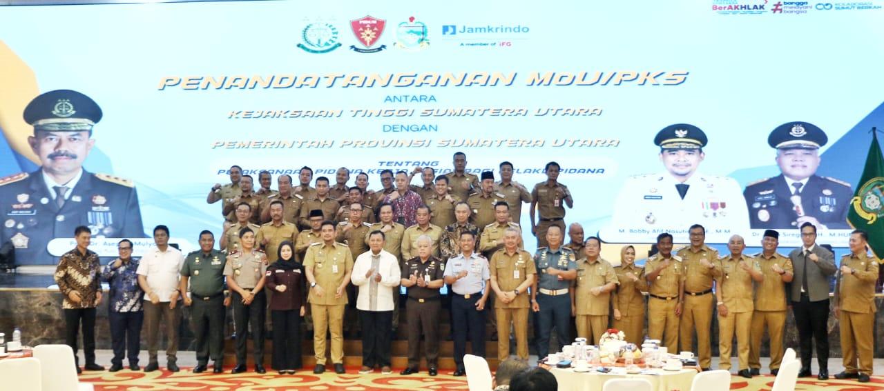 Bupati Simalungun Teken Mou, Terkait Penguatan Integritas Pelaksanaan Pidana Kerja Sosial