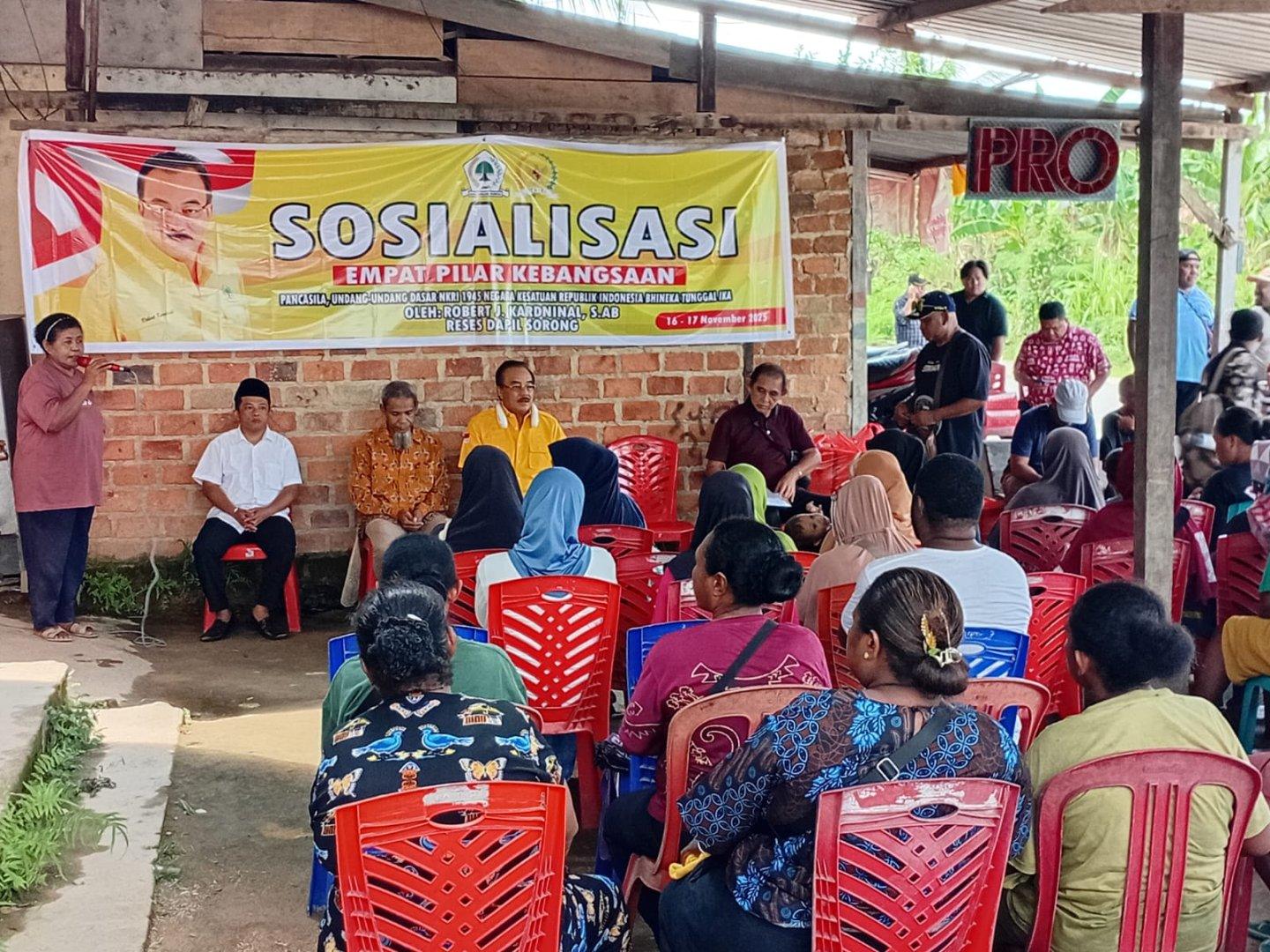 Sosialisasi Empat Pilar Anggota Dpr Ri Di Papua Barat Daya