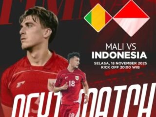 Malam Ini, Garuda Muda U-23 Jamu Mali Di Stadion Pakansari