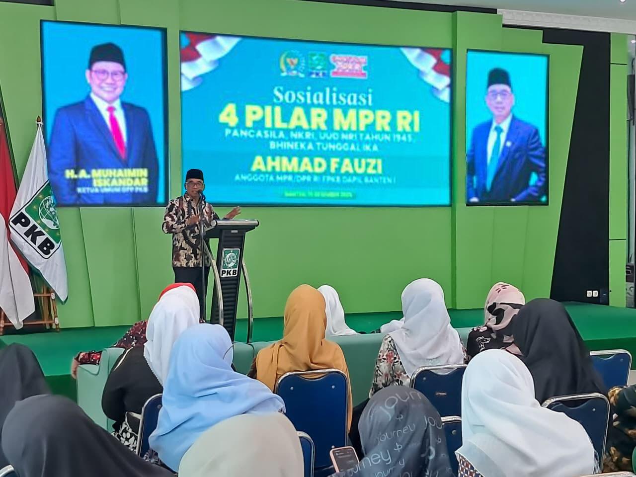 Fatayat Nu Banten Meneguhkan 4 Pilar Kebangsaan Bersama Ahmad Fauzi