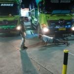 Aksi Heroik Koramil Maja Tertibkan Truk Galian C Langgar Aturan