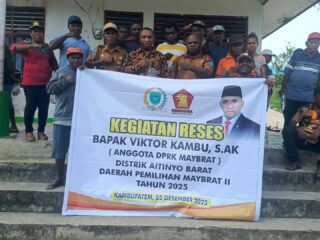 Viktor Kambu Gelar Reses Di Aitinyo Barat, Jaring Aspirasi Masyarakat