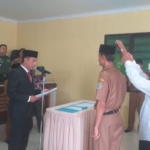 Wahyu Kuswaya Resmi Menjabat Pjs Kepala Desa Sindang Barang