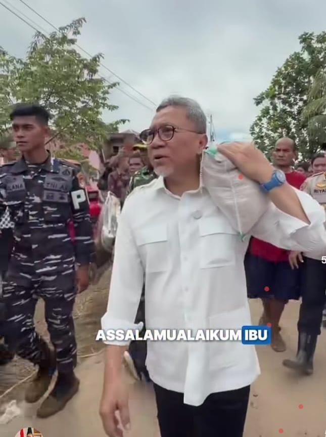 Zulhas Peduli Korban Banjir, Gelombang Kritik Membeludak Netizen Gagal Move On