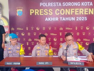 Polresta Sorong Kota Tetapkan Lima Tersangka Korupsi Seragam Dpr Pbd