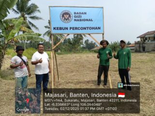 Kebun Percontohan Untuk Menopang Dapur Mbg