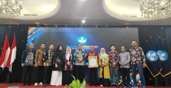 Dindik Lebak Raih Penghargaan Implementasi Program Prioritas Kemendikdasmen 2025