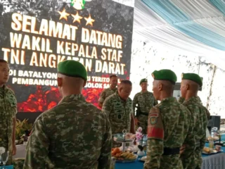 Wakasad Gantikan Menhankam Kunjungi Yonif Tp 840/Golok Sakti Lebak