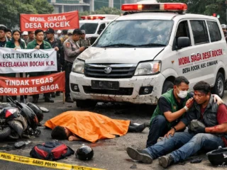 Mobil Siaga Desa Diduga Terlibat Kecelakaan Tewaskan Bocah Di Pandeglang